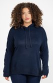 Pull à capuche avec détails lurex