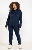 Pull à capuche avec détails lurex