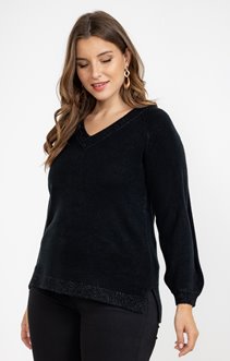 Pull avec fil fantaisie