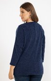Pull patch en jean
