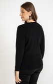 Pull col V avec strass