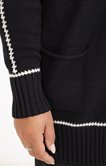 Cardigan avec détail contrasté