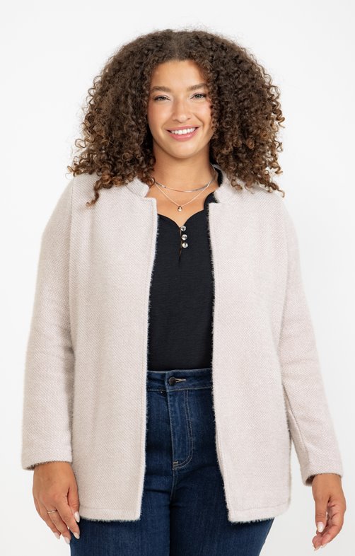 Cardigan long ouvert