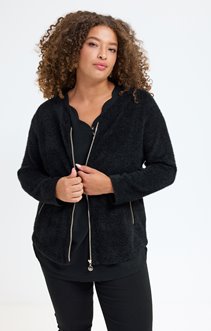 Gilet fluffy uni