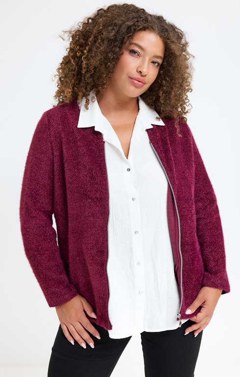 Gilet poilu uni