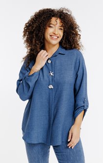 Chemise avec boutons fantaisies