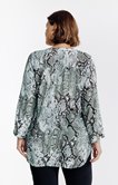 Chemisier imprimé serpent