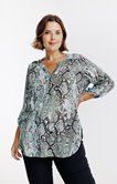 Chemisier imprimé serpent
