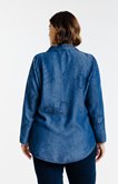 Chemise en jean imprimée 