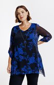 Tunique imprimée avec collier
