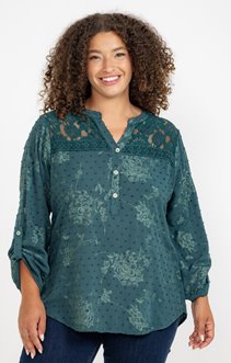 Chemise imprimée avec glitter