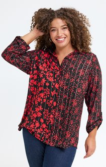 Chemise imprimée patch