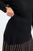 Jupe maille chaude jacquard