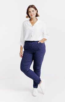 Tregging jacquard motif losange