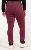 Pantalon droit effet satin