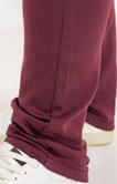 Pantalon droit effet satin
