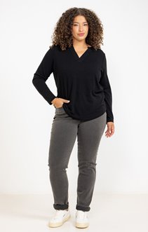 Pantalon style denim gris