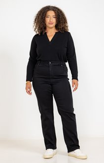 Pantalon 5 poches uni