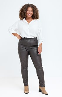 Tregging polaire imprimé léopard