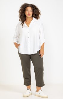 Pantalon droit maille épais