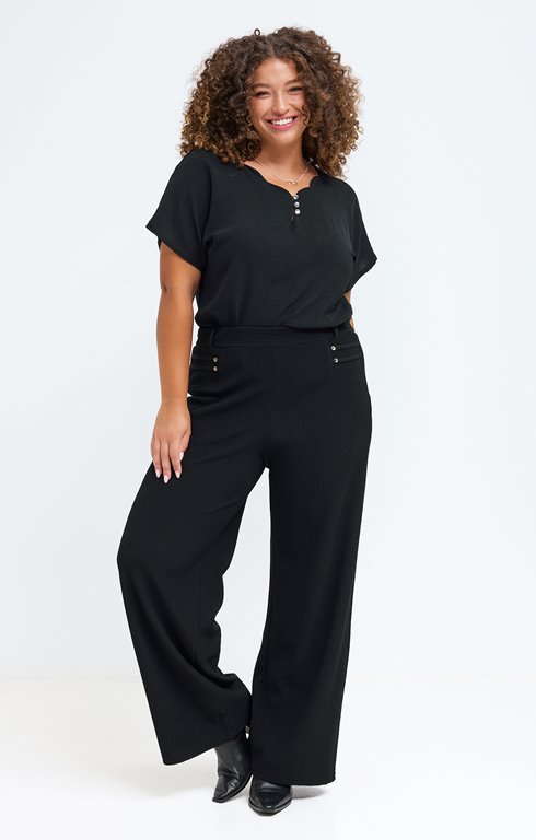 Pantalon à poches cavalières