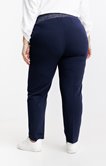Pantalon droit forme jogging brillant