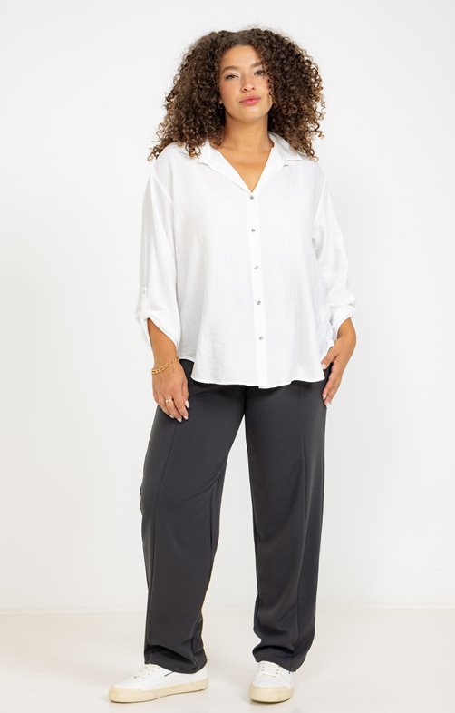 Pantalon droit avec boutons
