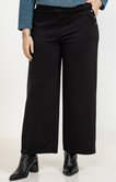 Pantalon large en maille