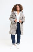 Manteau en lainage fantaisie