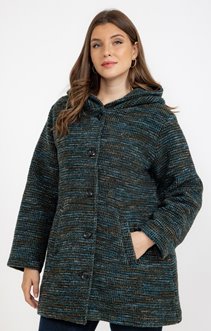 Manteau chiné
