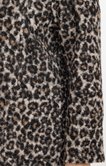 Manteau bouclette imprimé léopard