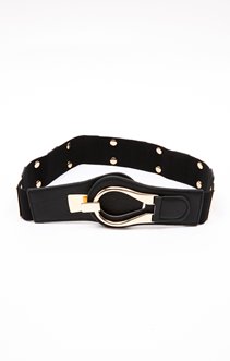 Ceinture large élastiquée