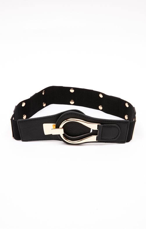 Ceinture large élastiquée