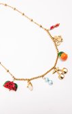 Collier avec pendentifs fruits