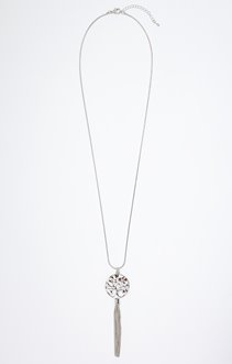 Sautoir argent arbre de vie