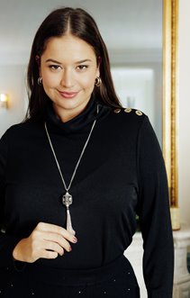 Sautoir multi chaînes style baroque