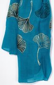 Foulard léger imprimé ginkgo 