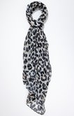 Foulard léger imprimé léopard