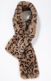 Col fourrure léopard