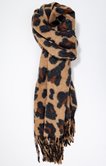 Echarpe douce imprimé léopard