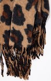 Echarpe douce imprimé léopard