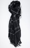 Echarpe chaude à carreaux brillants