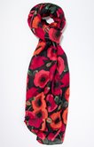 Foulard imprimé coquelicots