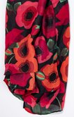 Foulard imprimé coquelicots