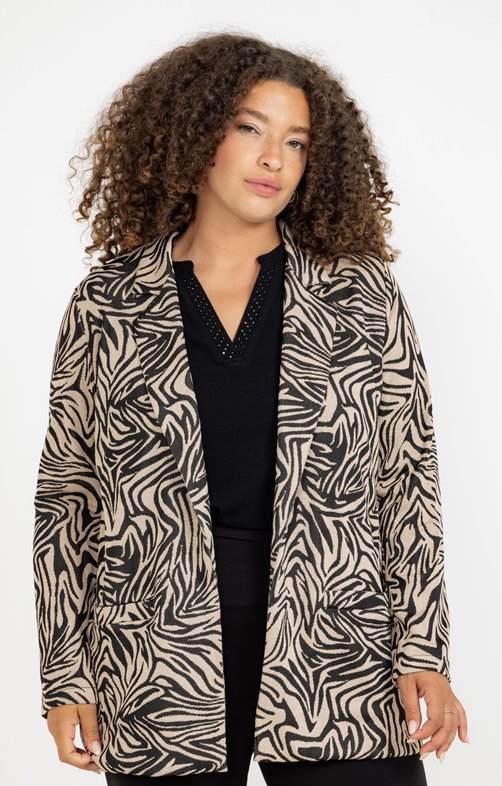 Veste zébrée