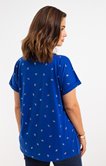 Tee-shirt imprimé avec strass