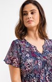Tee-shirt imprimé floral multicolore