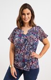 Tee-shirt imprimé floral multicolore