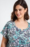 Tee-shirt imprimé feuilles