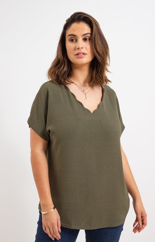 Tee-shirt uni fluide